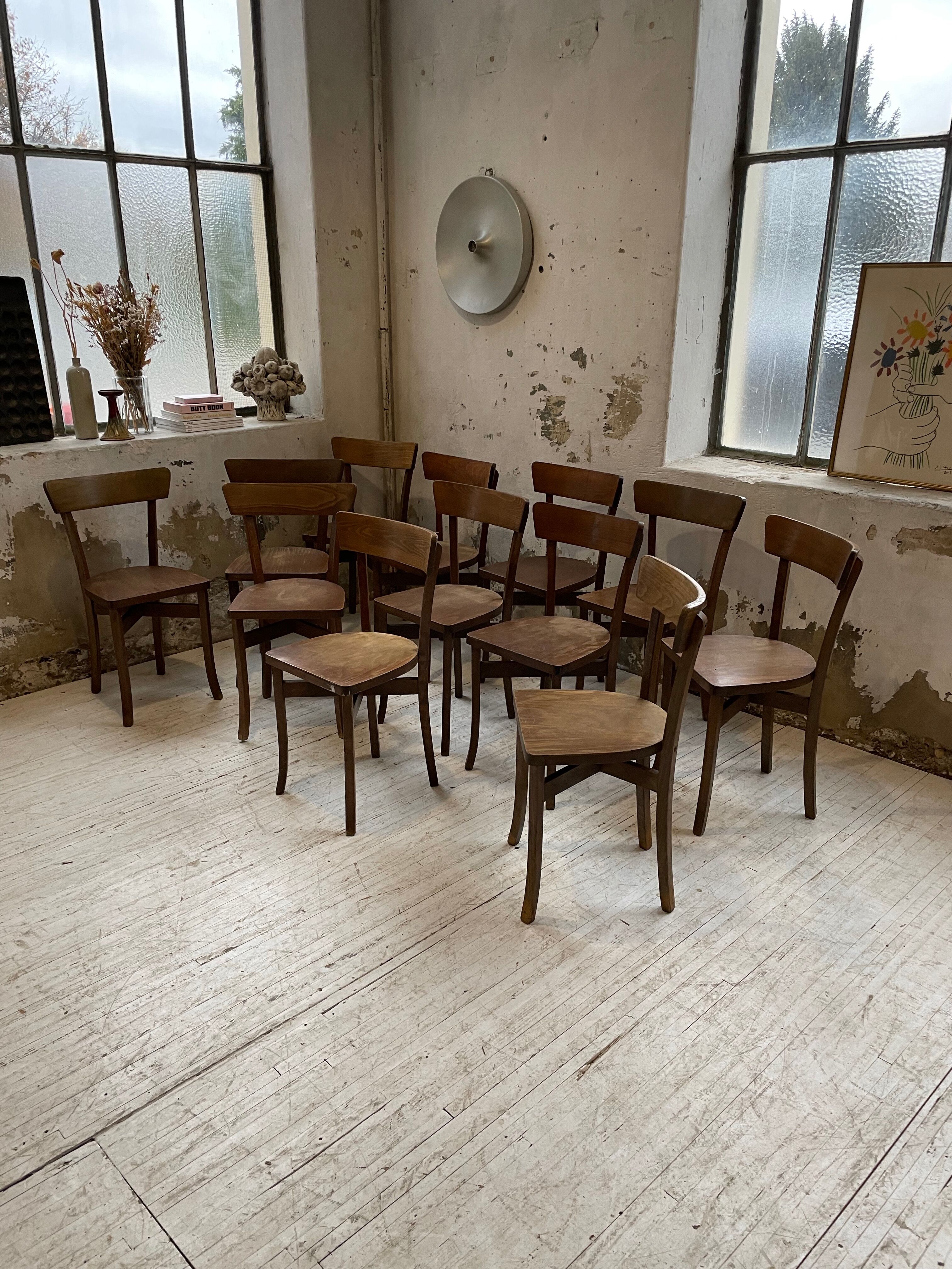 12 Baumann bistro chairs