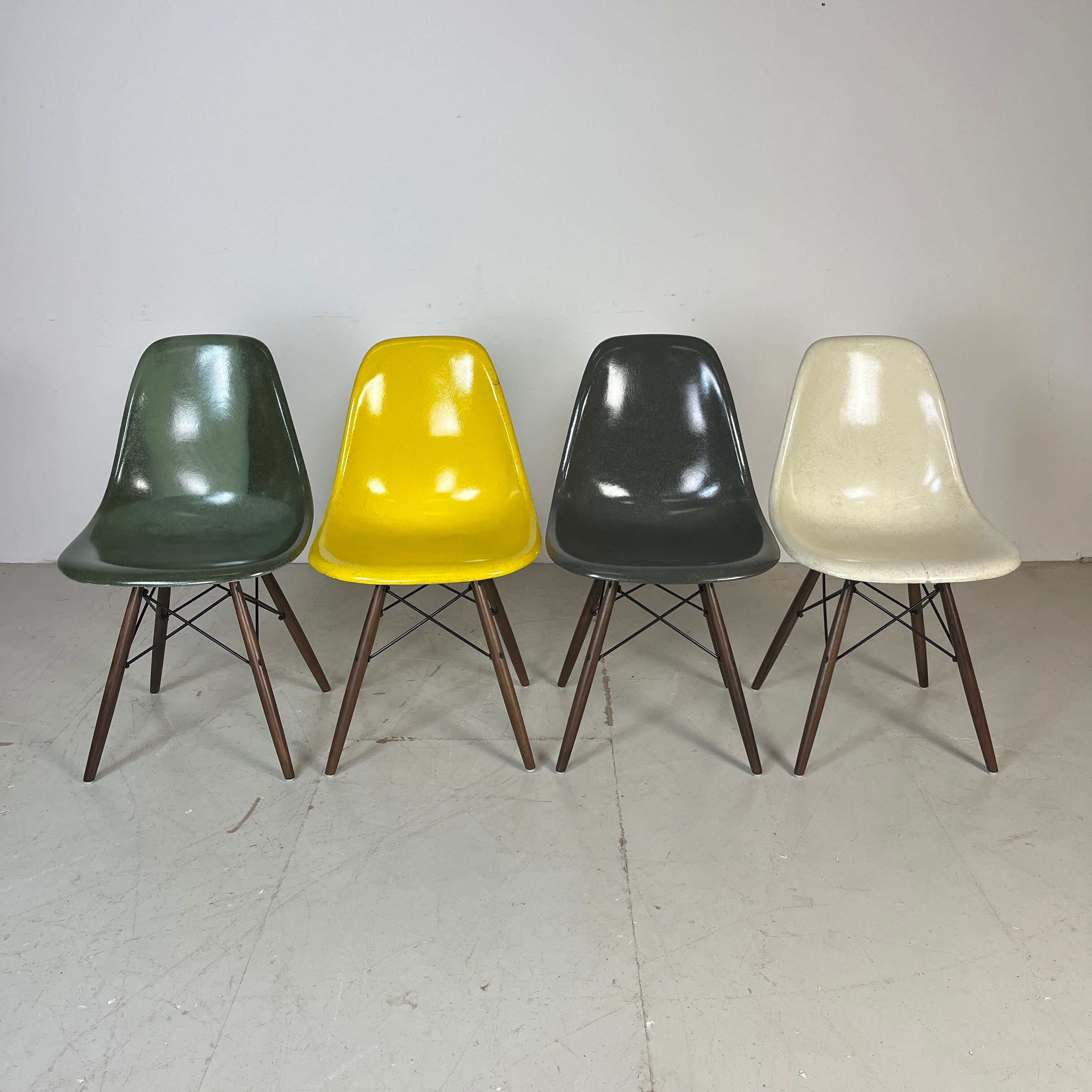 DSW side chairs by Charles & Ray Eames for Herman Miller