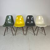 Chaises DSW de Charles & Ray Eames édition Herman Miller