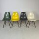 DSW side chairs by Charles & Ray Eames for Herman Miller
