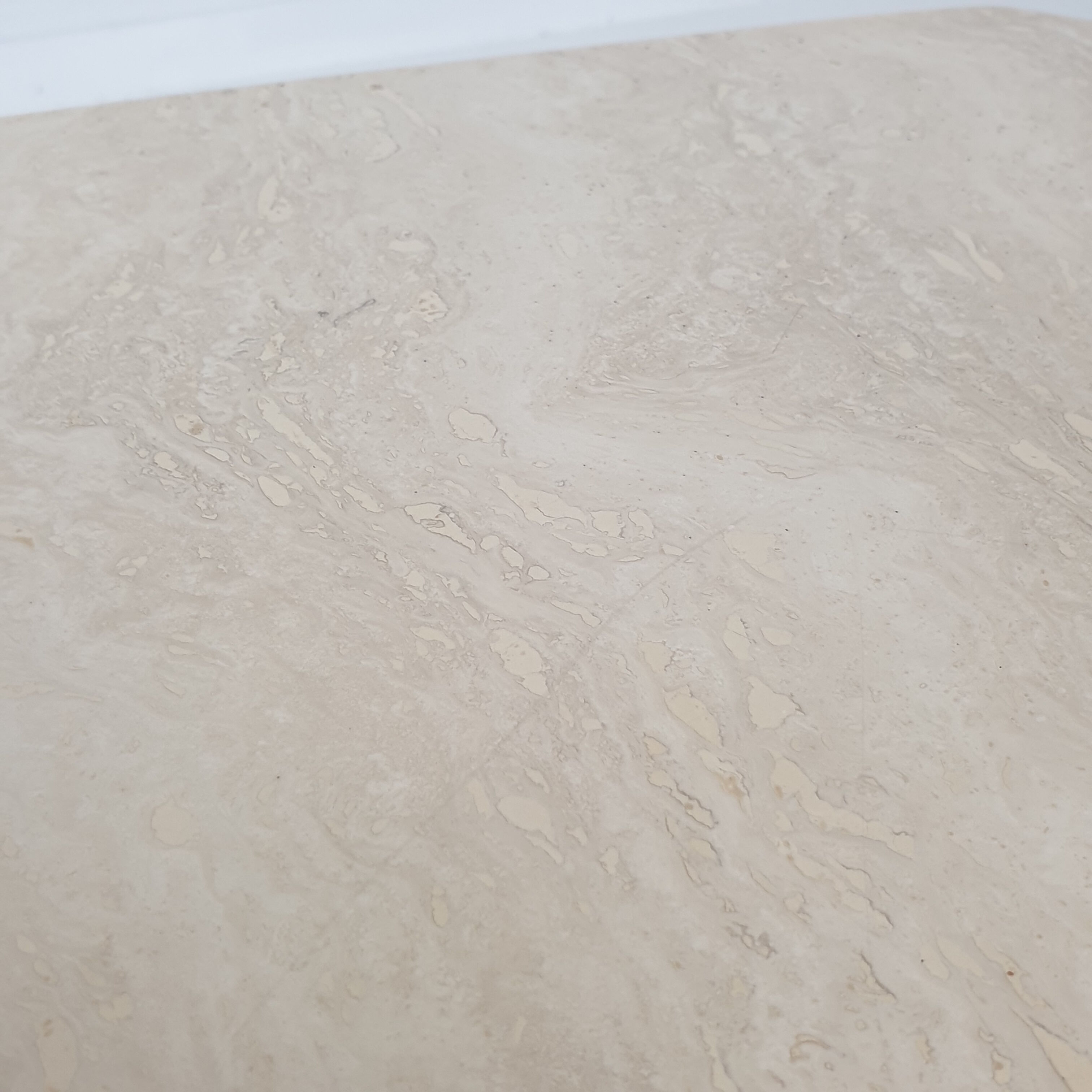 Italian Travertine Coffee Table, 1980's