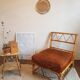 Canapé rotin vintage 3 places, 3 modules- possibilité banquette et chauffeuse