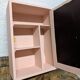 Small pink bathroom cabinet