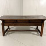 Brutalist antique Spanish coffee table