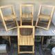 4 folding chairs 1960