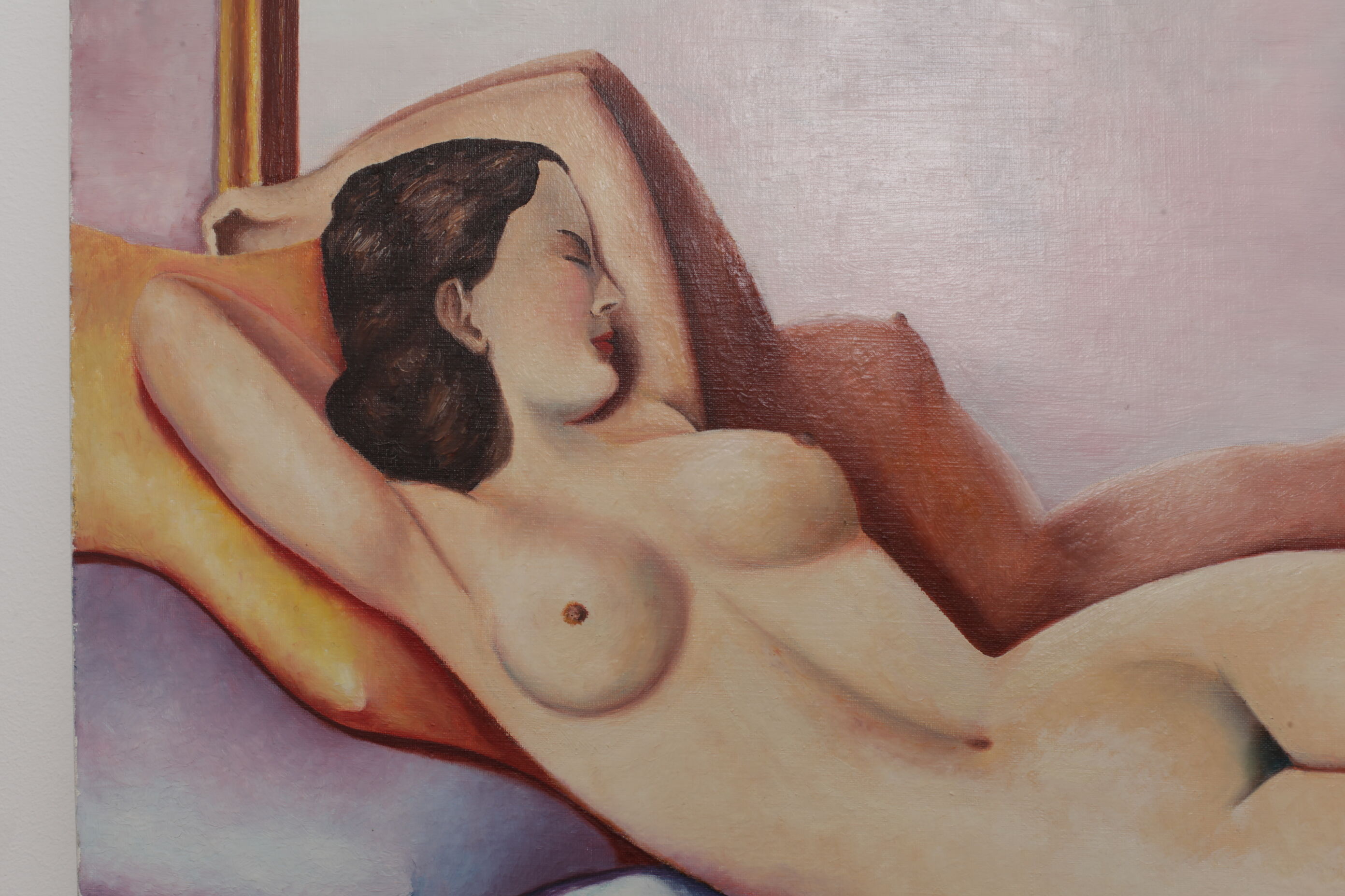Female nude oil on canvas