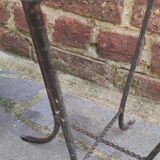 Iron and mosaic stool