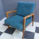 Fauteuil Knoll Antimot bleues années 1960