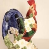 Vintage slip rooster pitcher