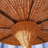 Side table foot Tulip rattan round