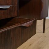 Mid-Century Freestanding Rosewood Desk, Denmark, 1960s