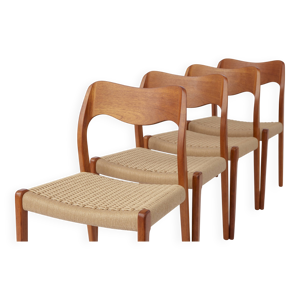 Lot 4 chaises salle - niels