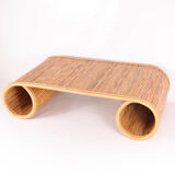 Table basse en rotin