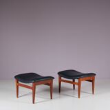 Finn juhl ottoman for france & son, denmark 1950