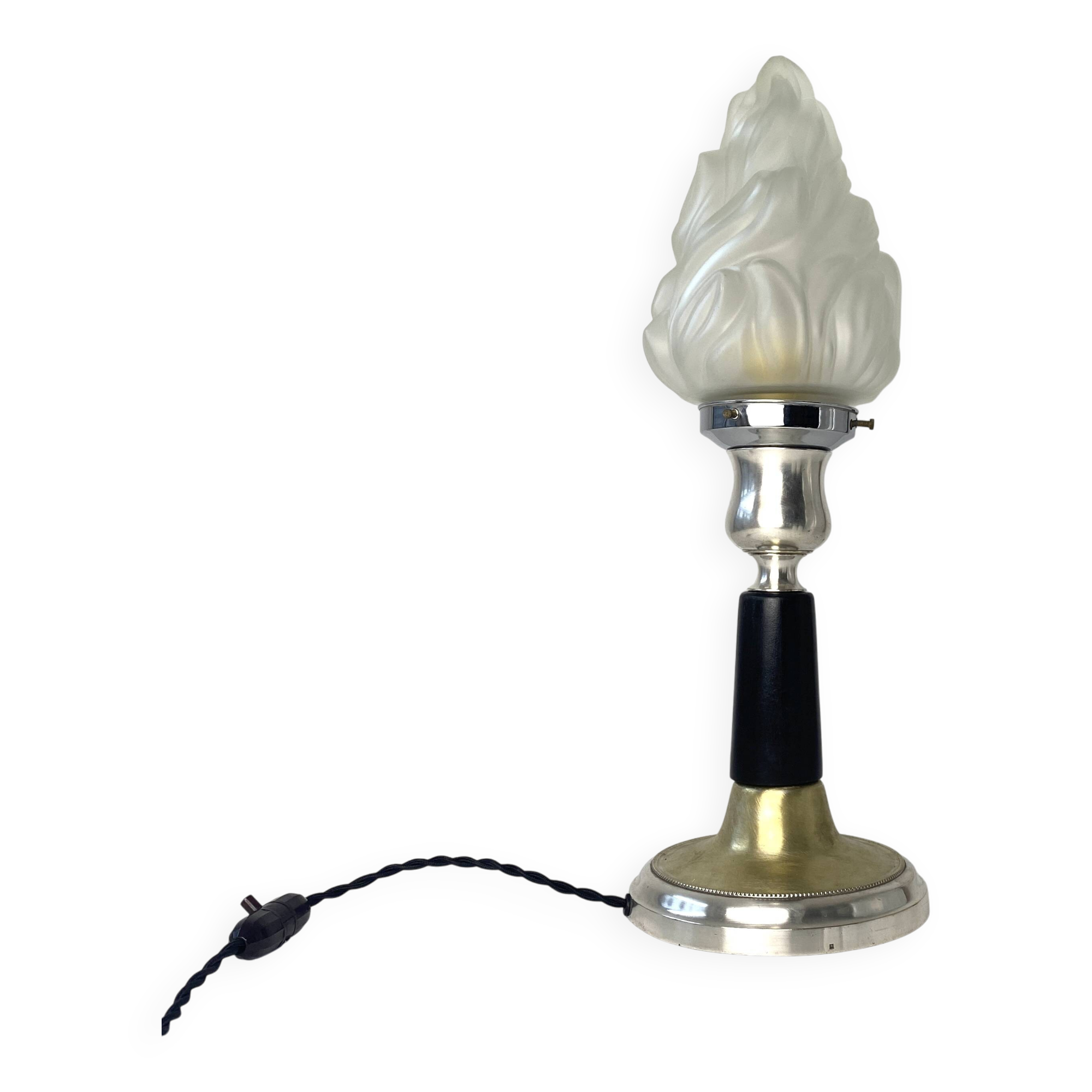 Old vintage art-deco table lamp