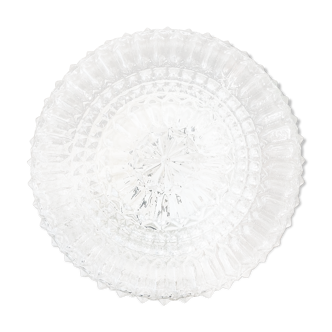 Vintage ceiling lamp in round glass 19 cm