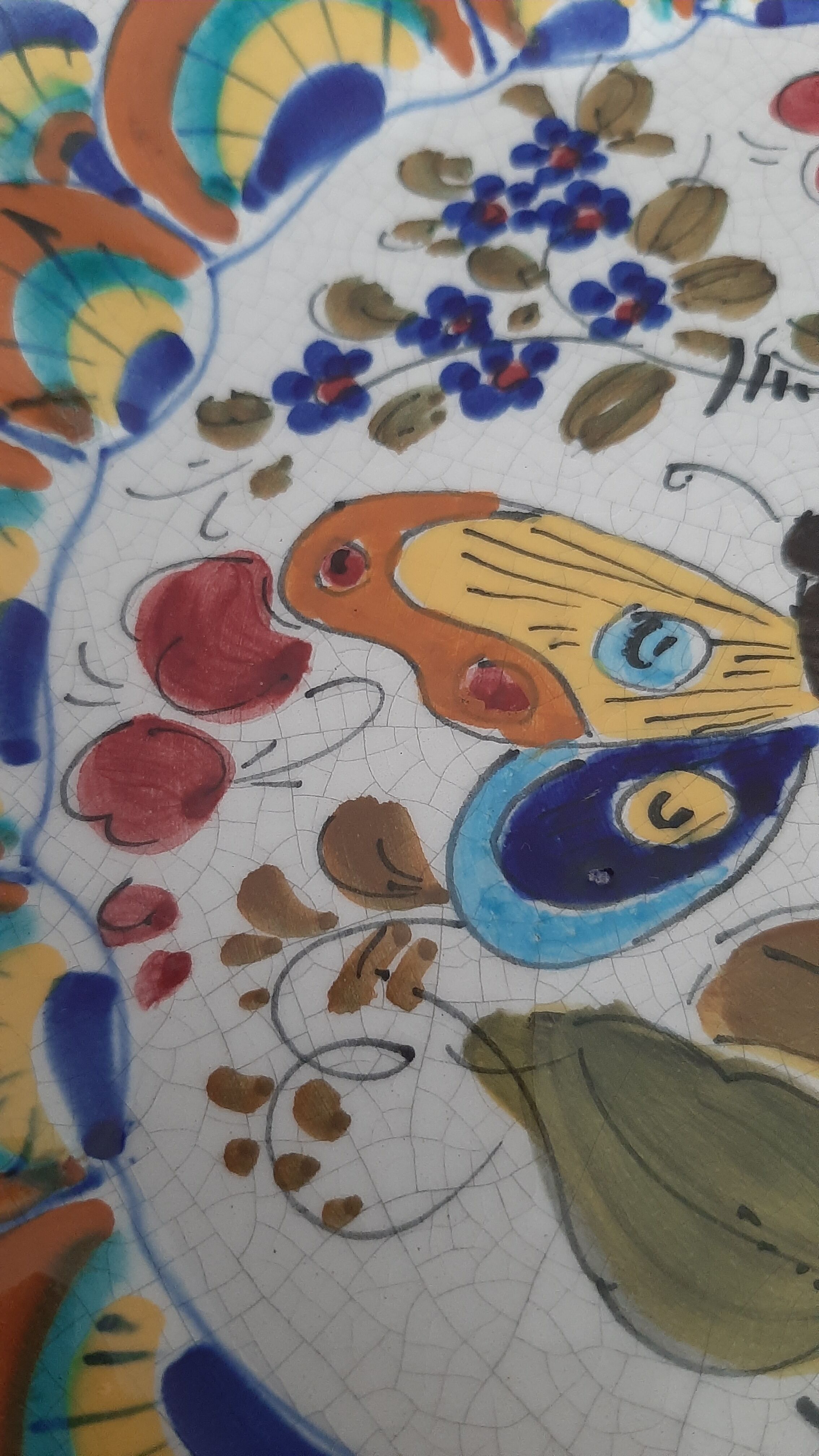 Dipinto da mano BC wall plate