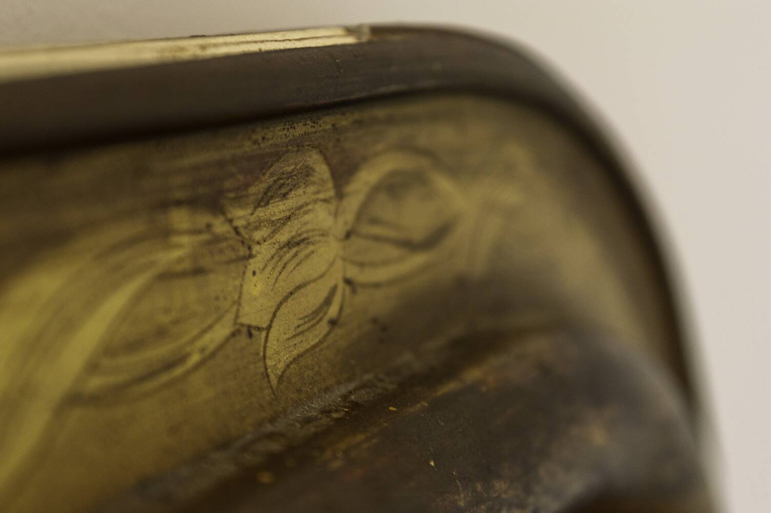 Louis-philippe mirror in golden wood