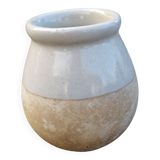 Two-tone ceramic pot, vintage - Etienne