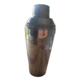 Old shaker in silver-plated metal with goldsmith's hallmarks