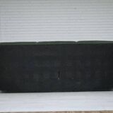 1960s, Danish 3-seater sofa, original turquoise-green furniture velour.