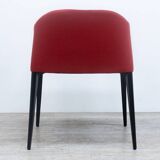 Laja chair from Pedrali in red fabric