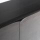Vintage minimalist sideboard. Solid oak wood. Mid 90s.