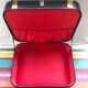 Former Travel Trunk Case - Necessary To Travel Rare Black Leather Vintage