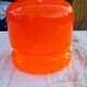 Lampe vintage des années 70 en opaline orange
