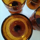 6 Biot bubble glass glasses or cups