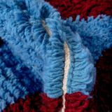 Traditional handwoven Berber rug, size 100 x 200 cm