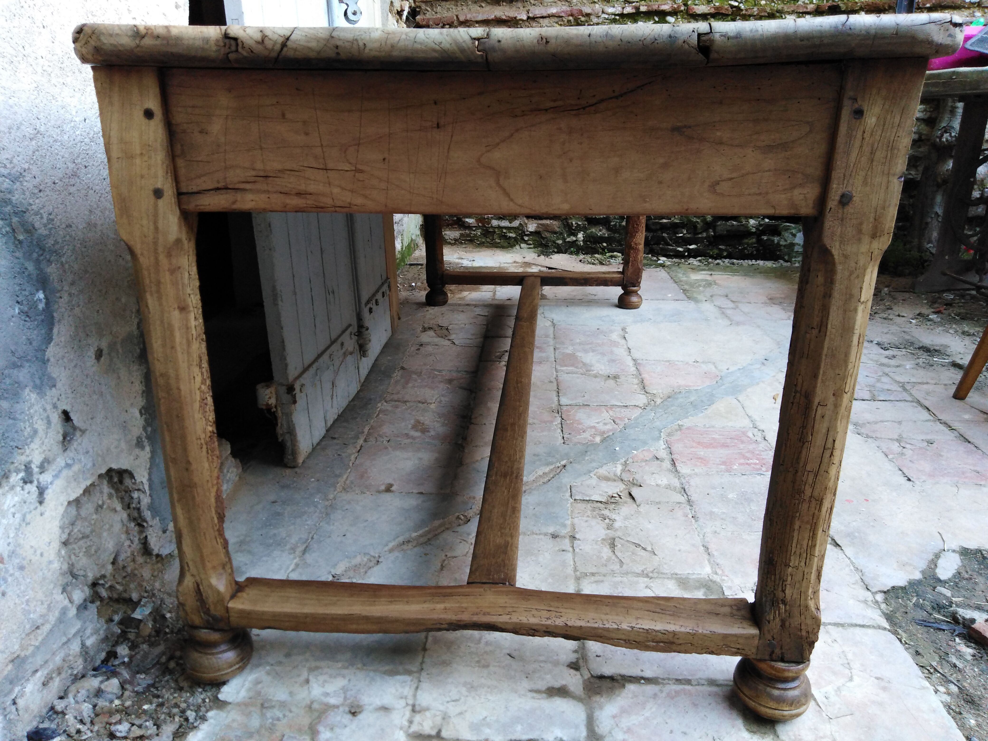 Cherry farmhouse table