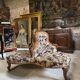 Canapé de milieu en acajou d’époque Napoléon III