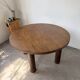 Round table 1950s constructivist walnut
