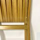 Vintage design solid wood scissor chairs from the 1970s