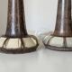 Pair Marianne Starck Stoneware Table Lamps: Michael Andersen Denmark, 1970s