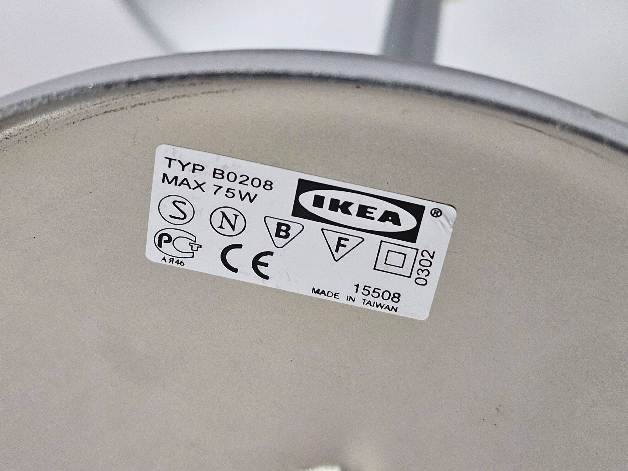Ikea - model B0208 - Ufo lamp - Bauhaus style- 80's