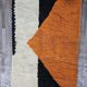 Tapis en laine pure fait main traditionnelle taille 100 x 200 cm