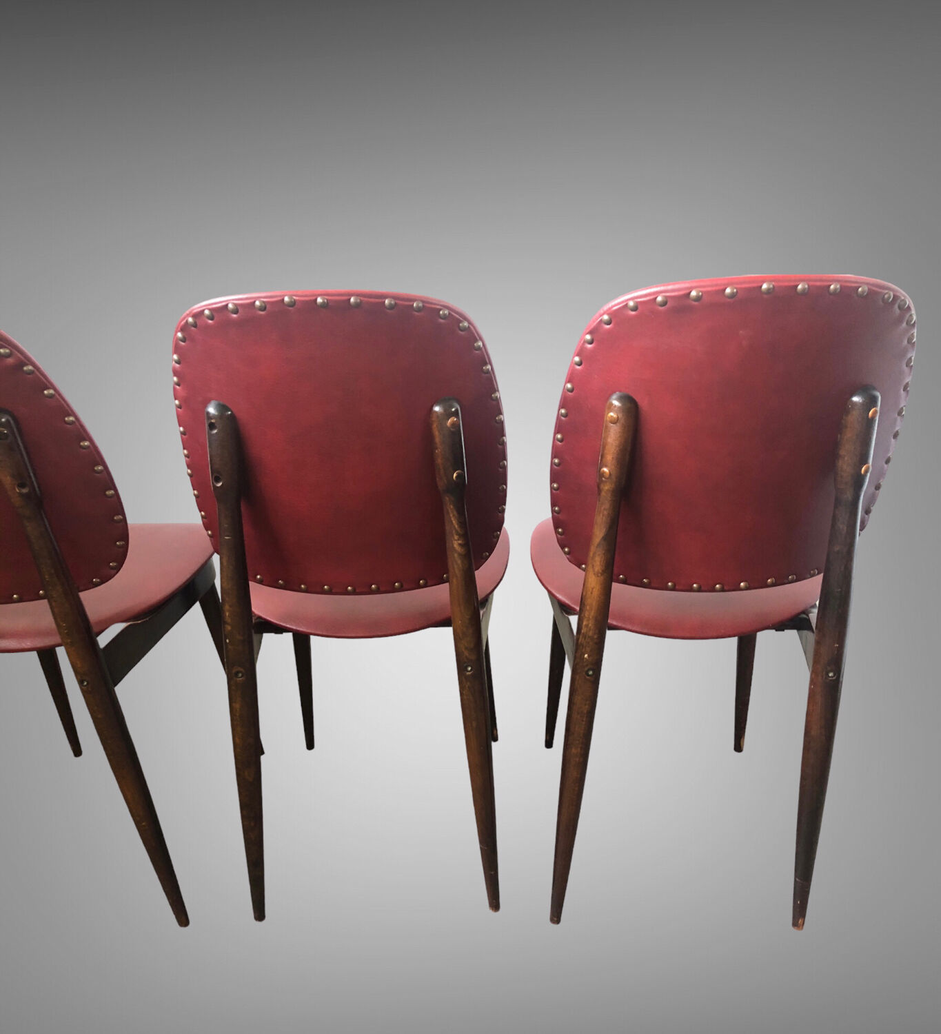 Set of 4 design chairs Pegasus vintage Baumann edition 1960s