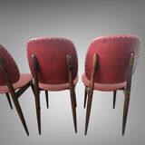 Set of 4 design chairs Pegasus vintage Baumann edition 1960s
