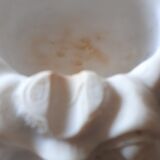 Plaster dragon ashtray