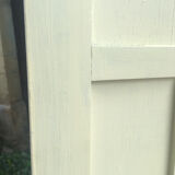 Parisian yellow wooden wardrobe