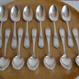 12 tablespoons metal argente orfevre frionnet francois