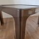 Smoked plexiglass side table, Prisunic