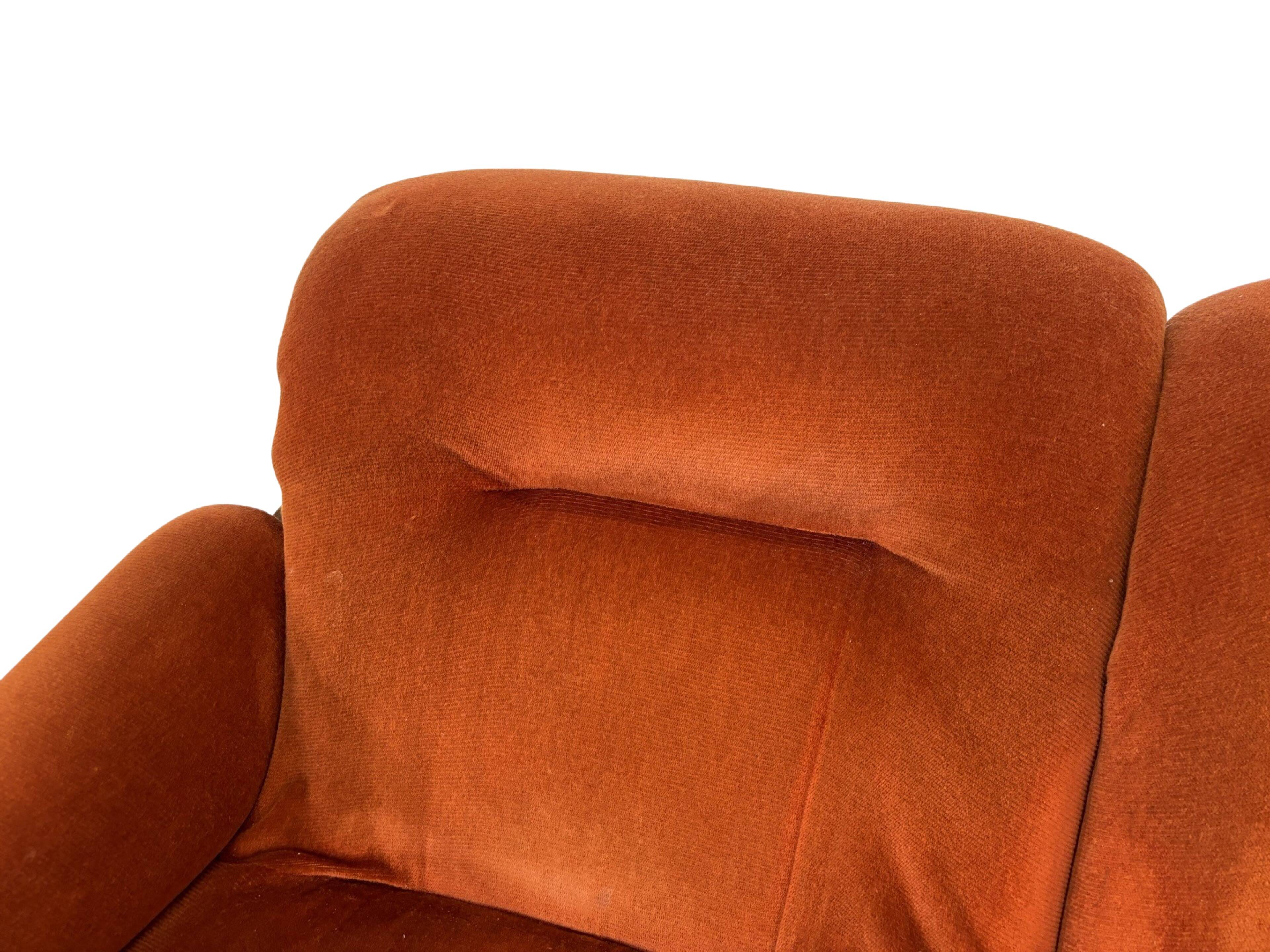 Vintage Space Age Sofa Two Seater Sofa Design 1970s