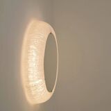 Mirror by Erco Leuchten with plastic edge and lighting, 1970s