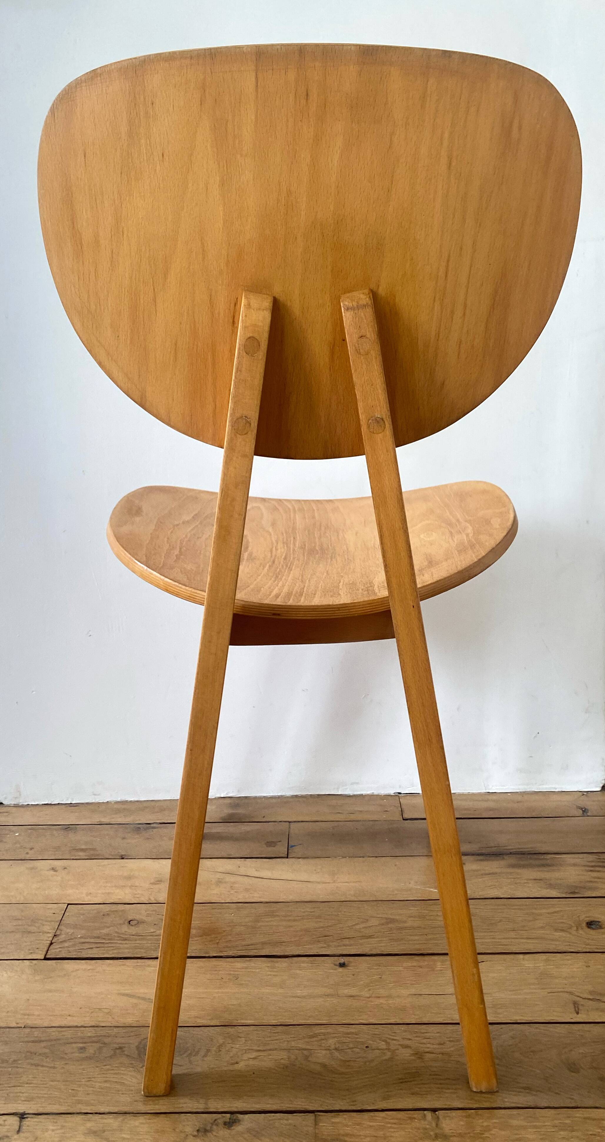 Junzo sakakura chair / n. 3221 / vintage