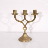 Scandinavian vintage brass candlestick