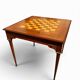 Square game table "tric trac" in Louis XVI style, 19th century.