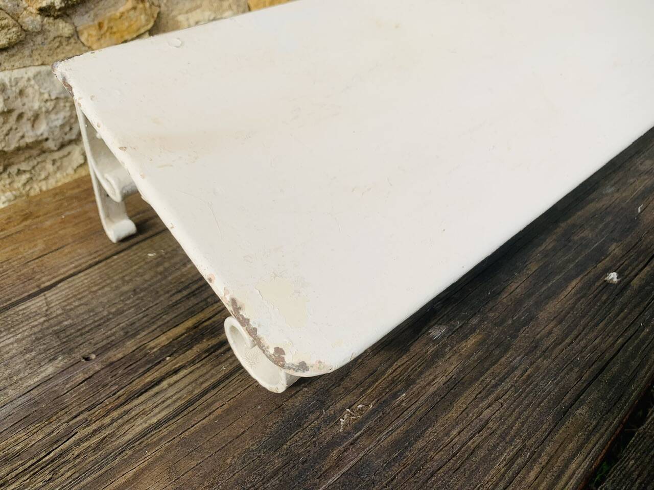 Pair of vintage garden wall shelves, circa 40's/50's